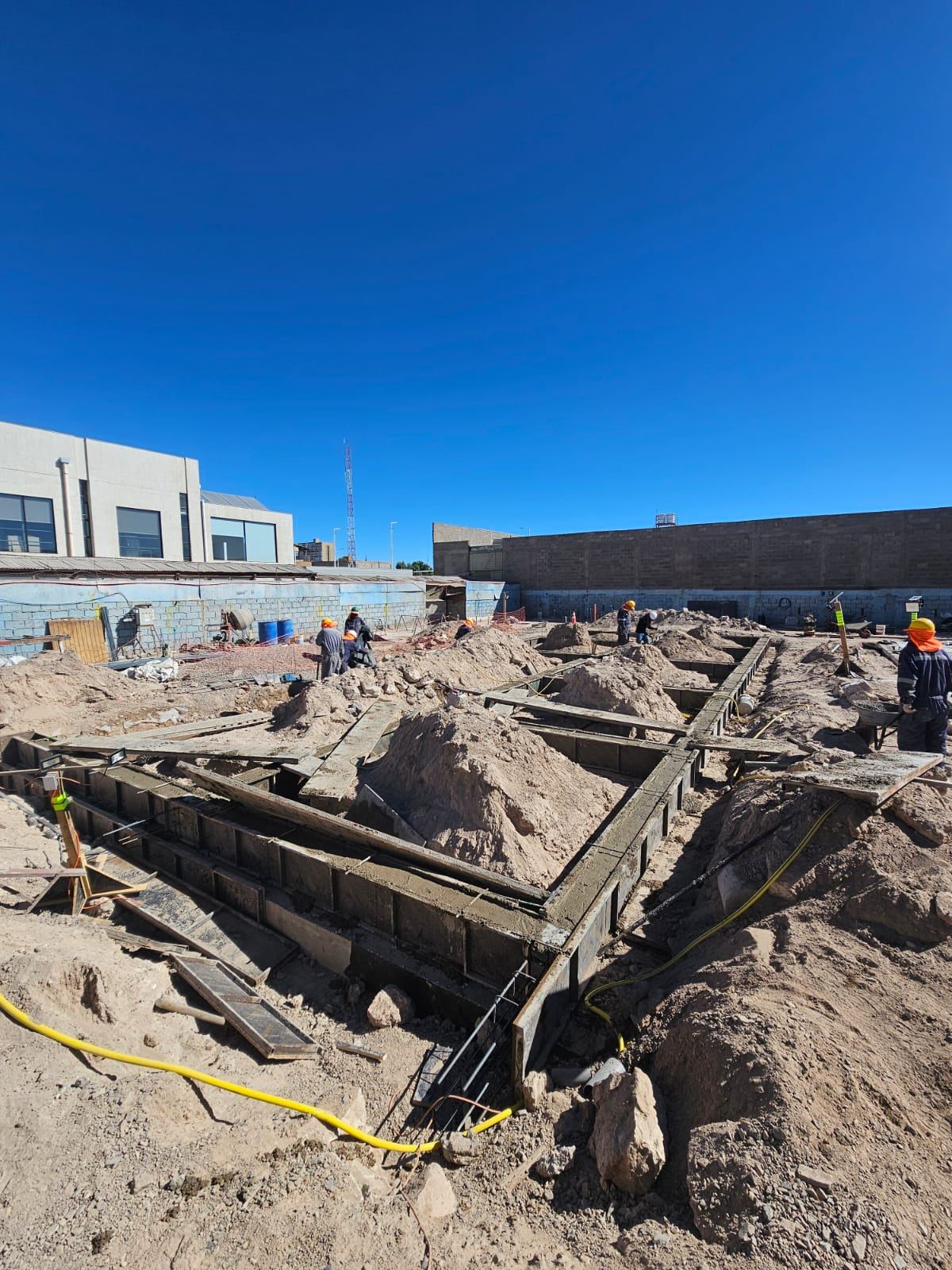 Fundaciones para proyecto comercial en Calama
